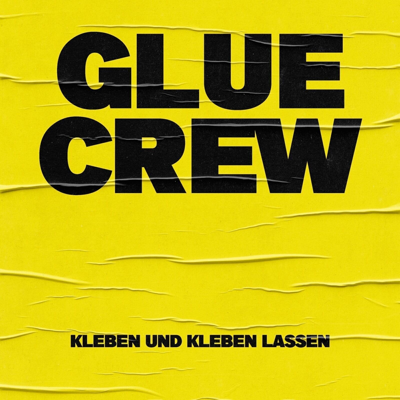 Disco de vinil Glue Crew - Kleben Und Kleben Lassen (Yellow Coloured) (LP)