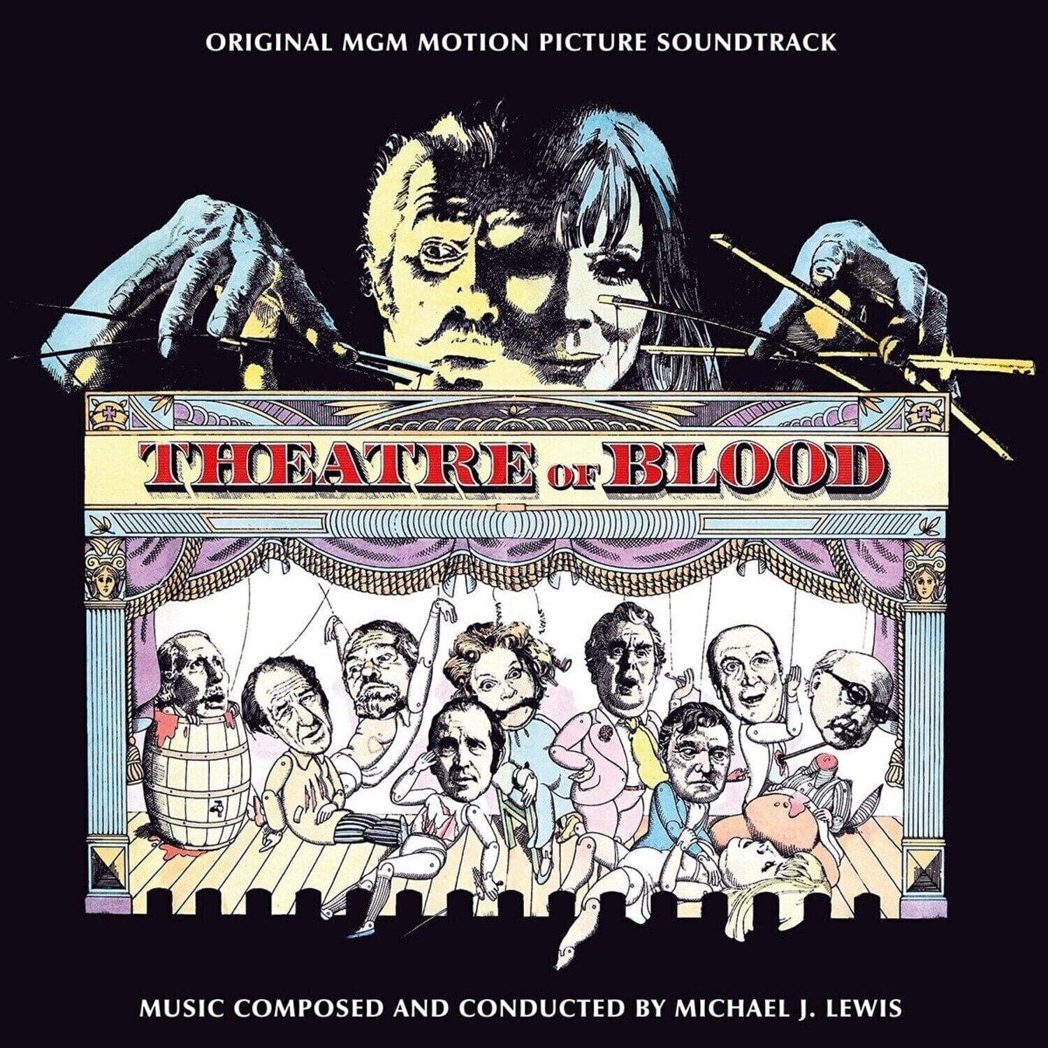 LP Michael J. Lewis - Theatre Of Blood (Limited Edition) (Blood Red & Black Splatter Coloured) (180 g) (LP)