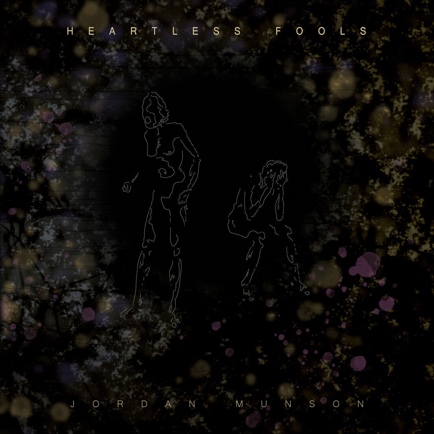 Vinyl Record Jordan Munson - Heartless Fools (Amber Coloured) (LP)