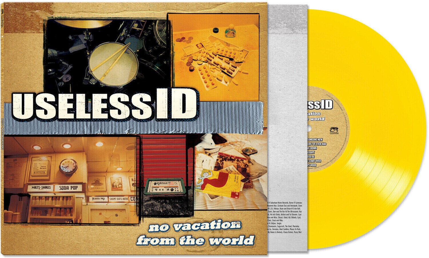 LP ploča Useless Id - No Vacation from the World (Limited Edition) (Yellow Opaque Coloured) (LP)