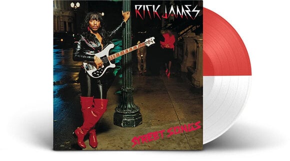 Vinyl Record Rick James - Street Songs (Reissue) (Red & White Split Coloured) (LP) - 1