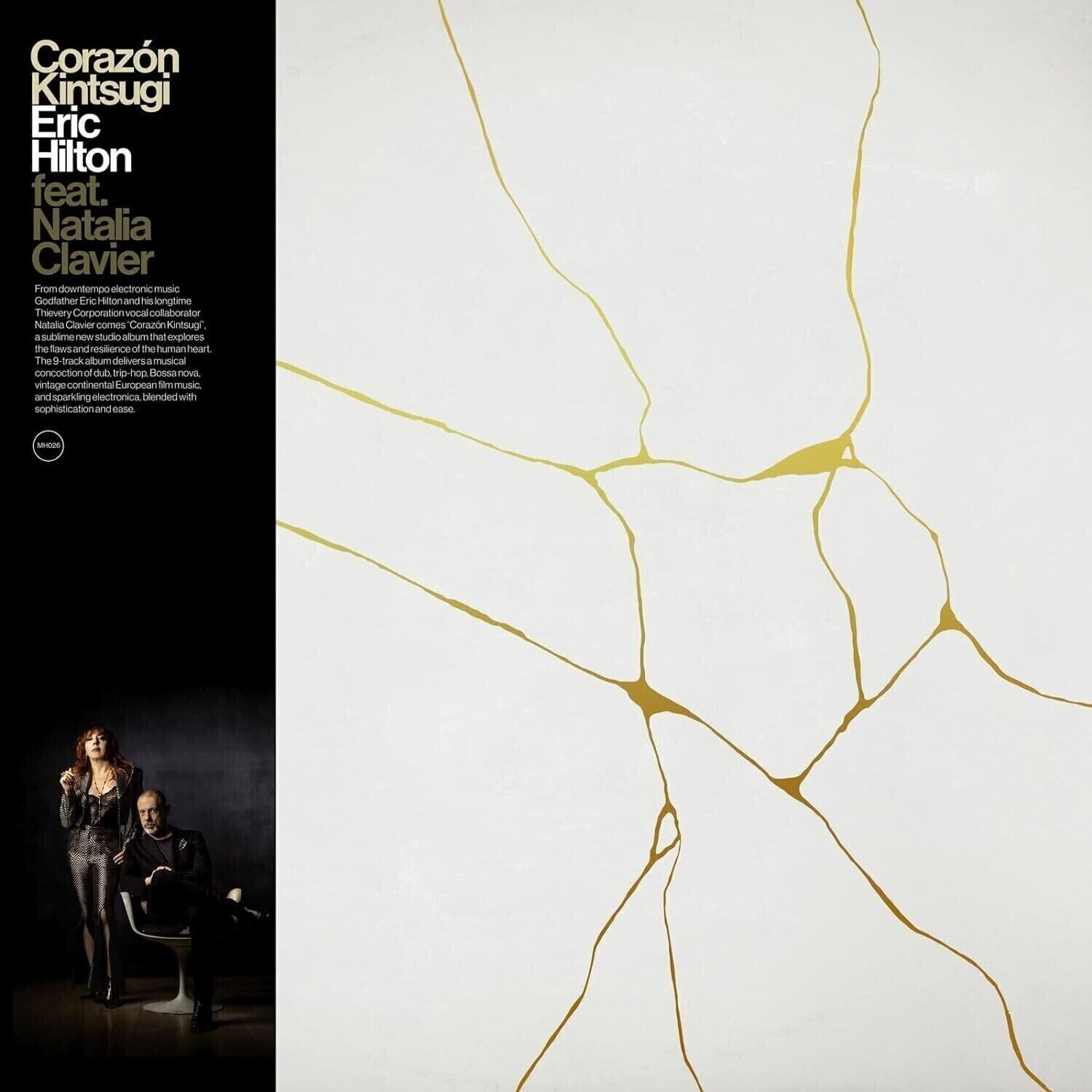Vinyl Record Eric Hilton & Natalia Clavier - Corazón Kintsugi (CD)