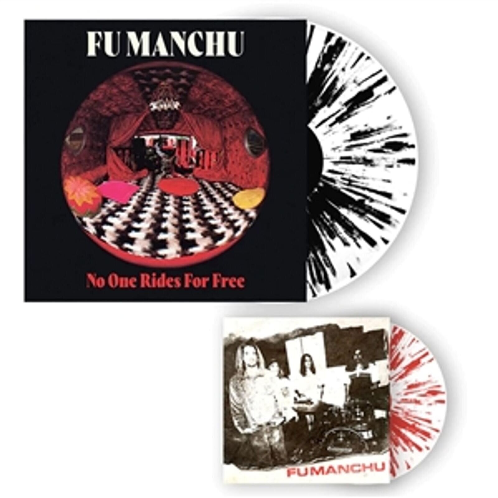 Disco de vinil Fu Manchu - No One Rides For Free (Limited Edition) (Red /White with Black Splatter Coloured) (LP + 7")