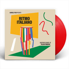 Vinyl Record Gabriele Poso & Various - Ritmo Italiano (Limited Edition) (Transparent Red Coloured) (LP)