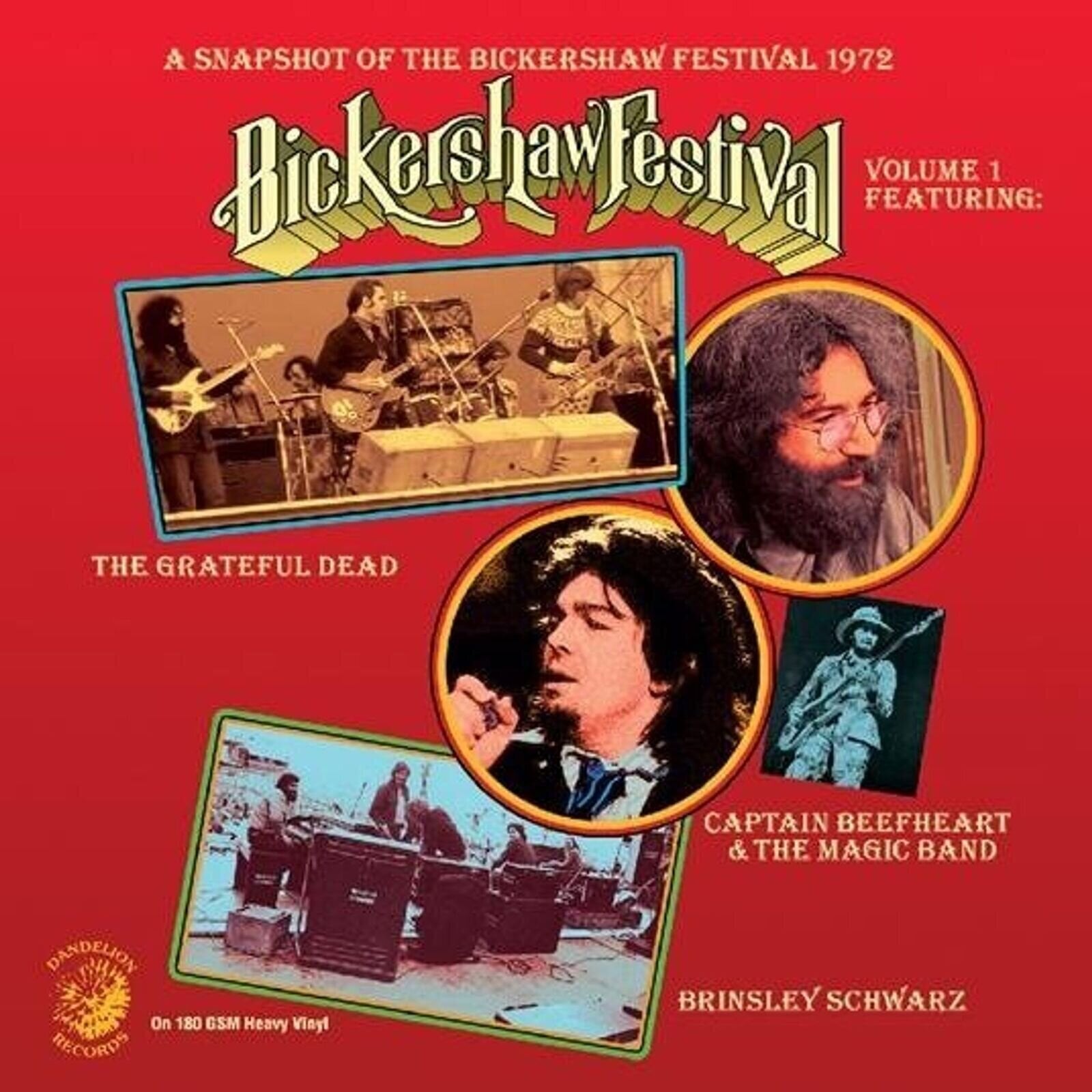 Disco de vinil Various Artists - A Snapshot of The Bickershaw Festival 1972 Vol 1 (Featuring Grateful Dead) (LP)