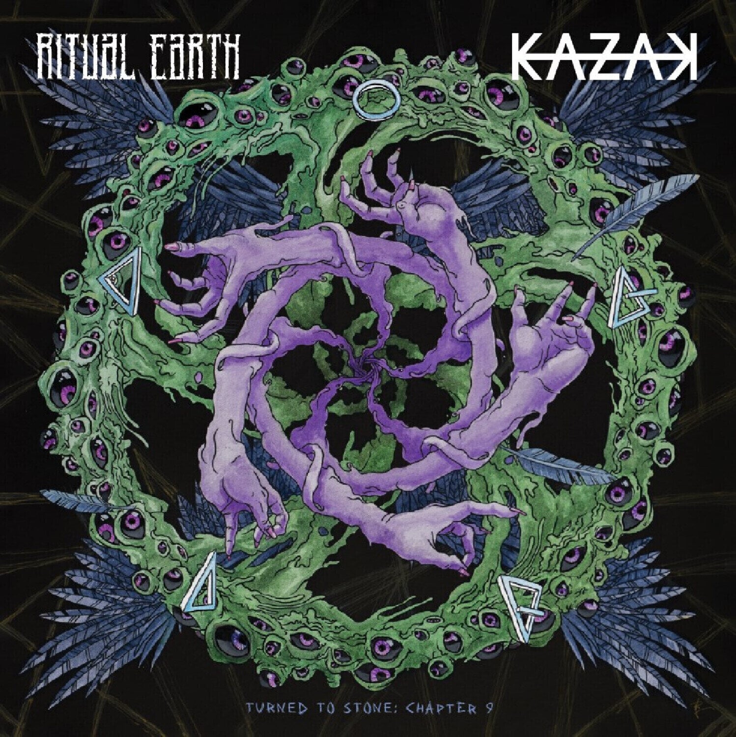 Disco de vinil Ritual Earth & Kazak - Turned To Stone: Chapter 9 (LP)