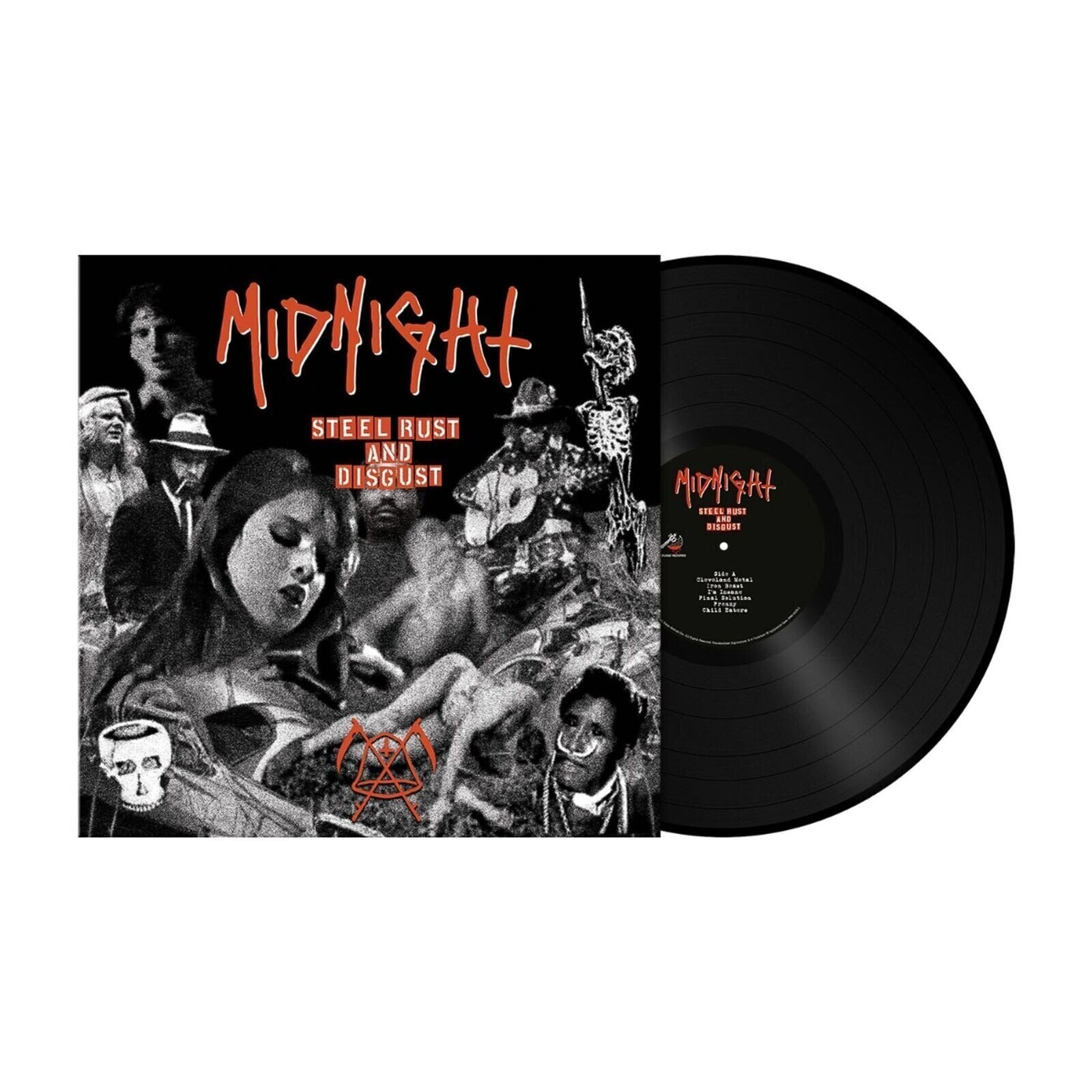 Vinyl Record Midnight - Steel, Rust And Disgust (LP)