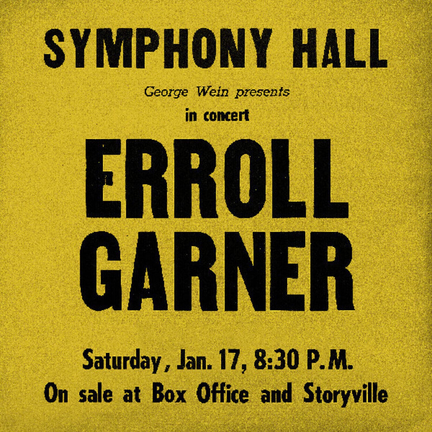 LP ploča Erroll Garner - Symphony Hall Concert (LP)