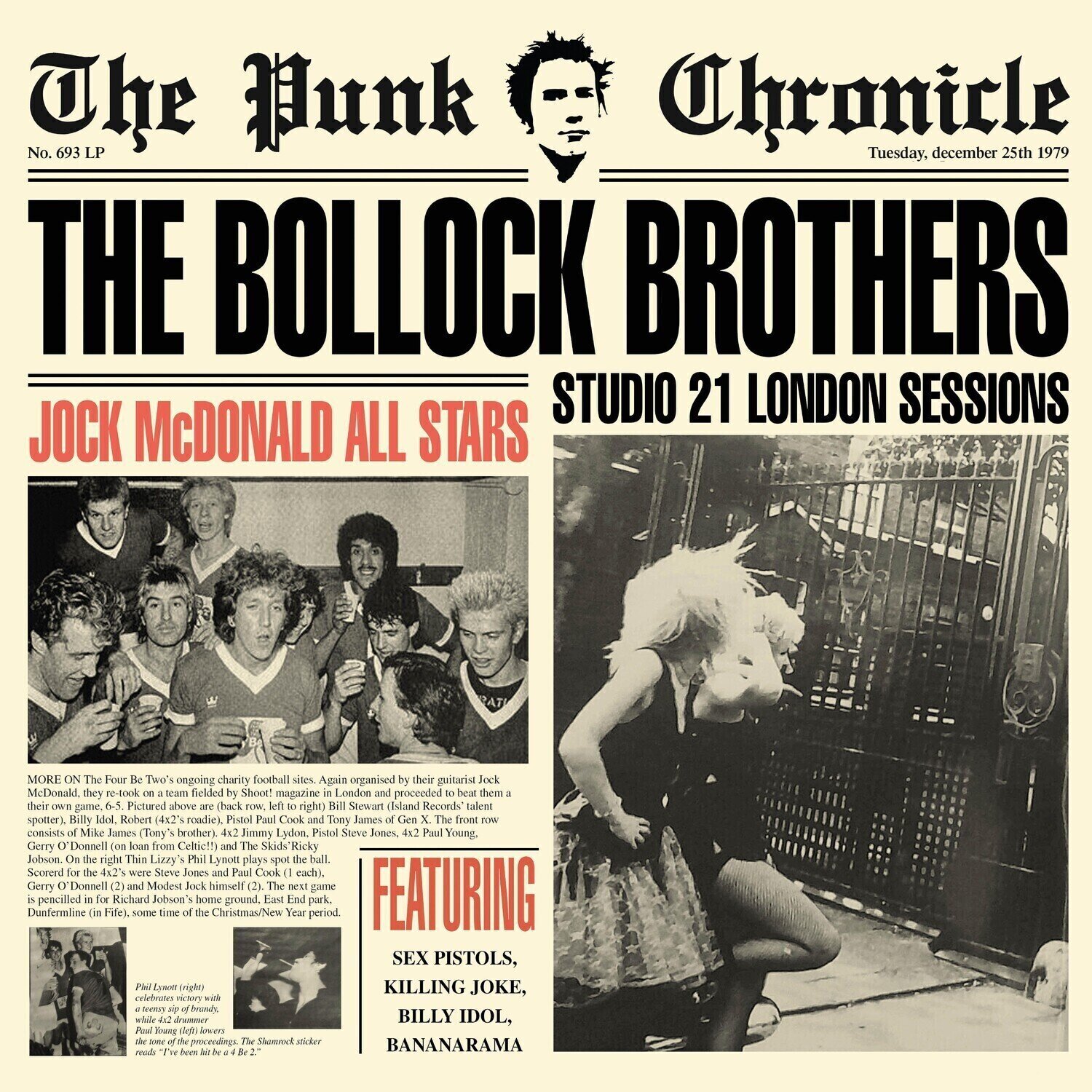 Disco de vinilo The Bollock Brothers - Studio 21 London Sessions (Reissue) (LP)