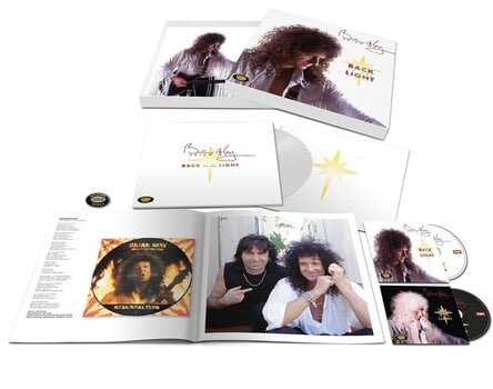 Vinyl Record Brian May - Back To The Light (Reissue) (Box Set) (White Coloured) (LP + 2 CD) - 1