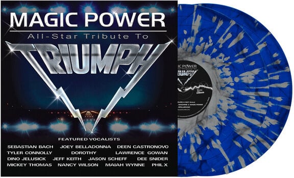 LP ploča Various Artists - Magic Power All-Star Tribute To Triumph (Indie Edition) (Dark Blue & White Splatter Coloured) (2 LP) - 1