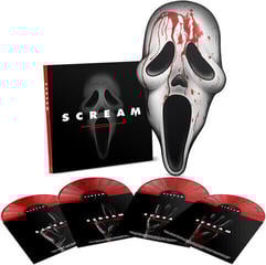 Vinyl Record Marco Beltrami - Scream (Reissue) (Box Set) (Red with Black Smoke Coloured) (4 LP)