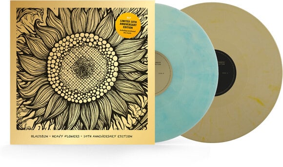 Vinylskiva Blaudzun - Heavy Flowers (Limited Edition) (Gold & Turquoise Coloured) (LP) - 1