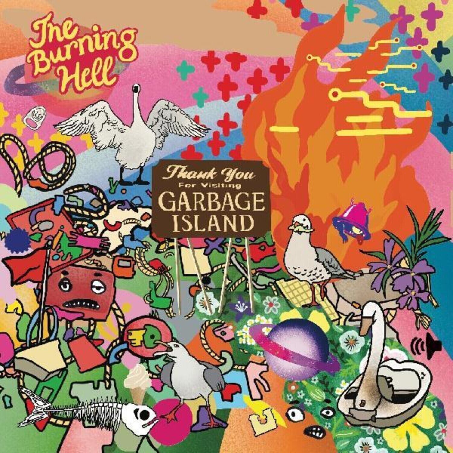 Disco de vinil The Burning Hell - Garbage Island (Limited Edition) (Eco Coloured) (LP)