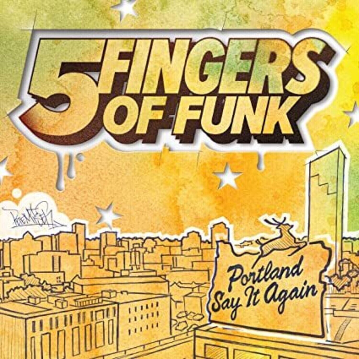 Vinylplate The Five Fingers Of Funk - Portland Say It Again (Special Edition) (White Coloured) (LP)