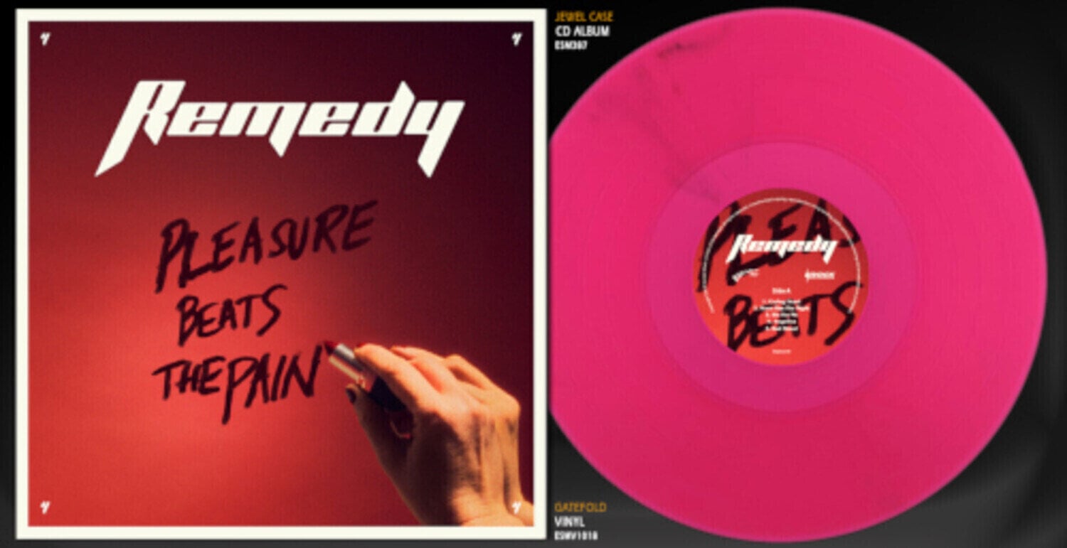 Disque vinyle Remedy - Pleasure Beats The Pain (Limited Edition) (Frankenstein Coloured) (LP)