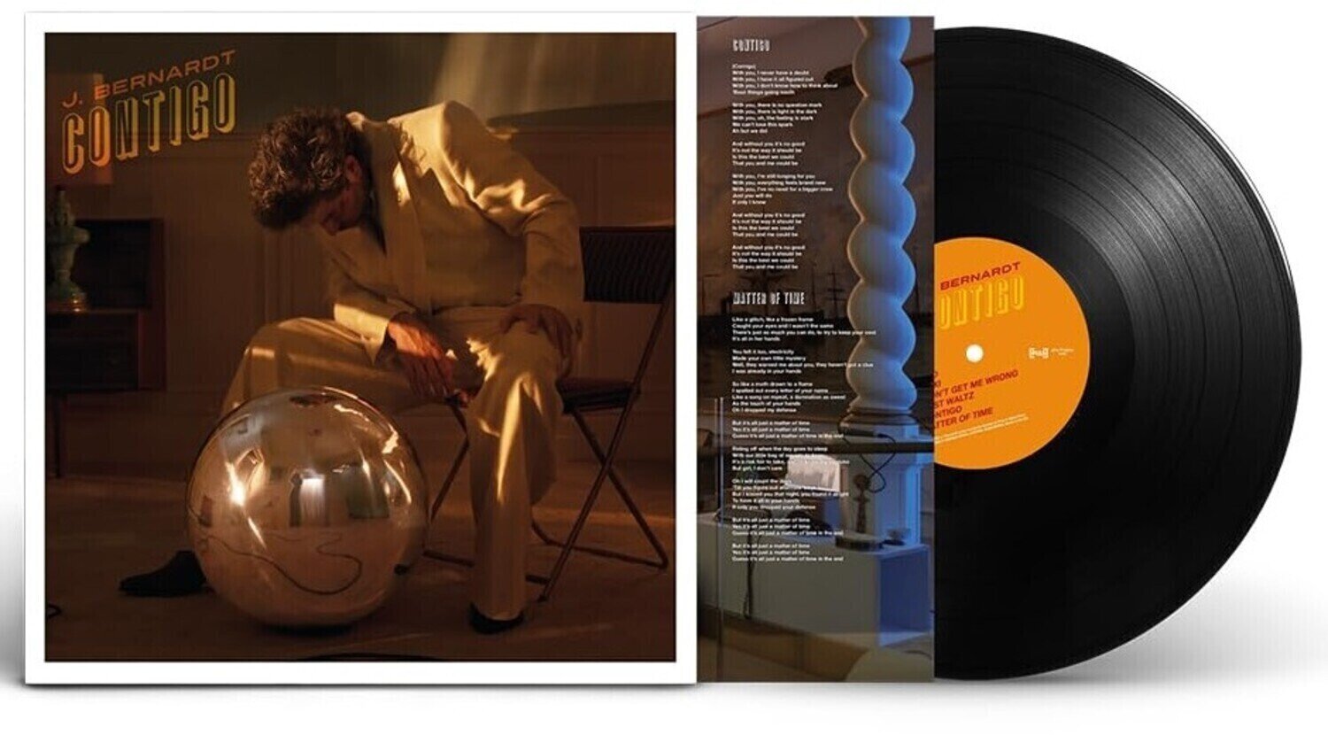 Vinyl Record J. Bernardt - Contigo (Jinte Deprez) (LP)