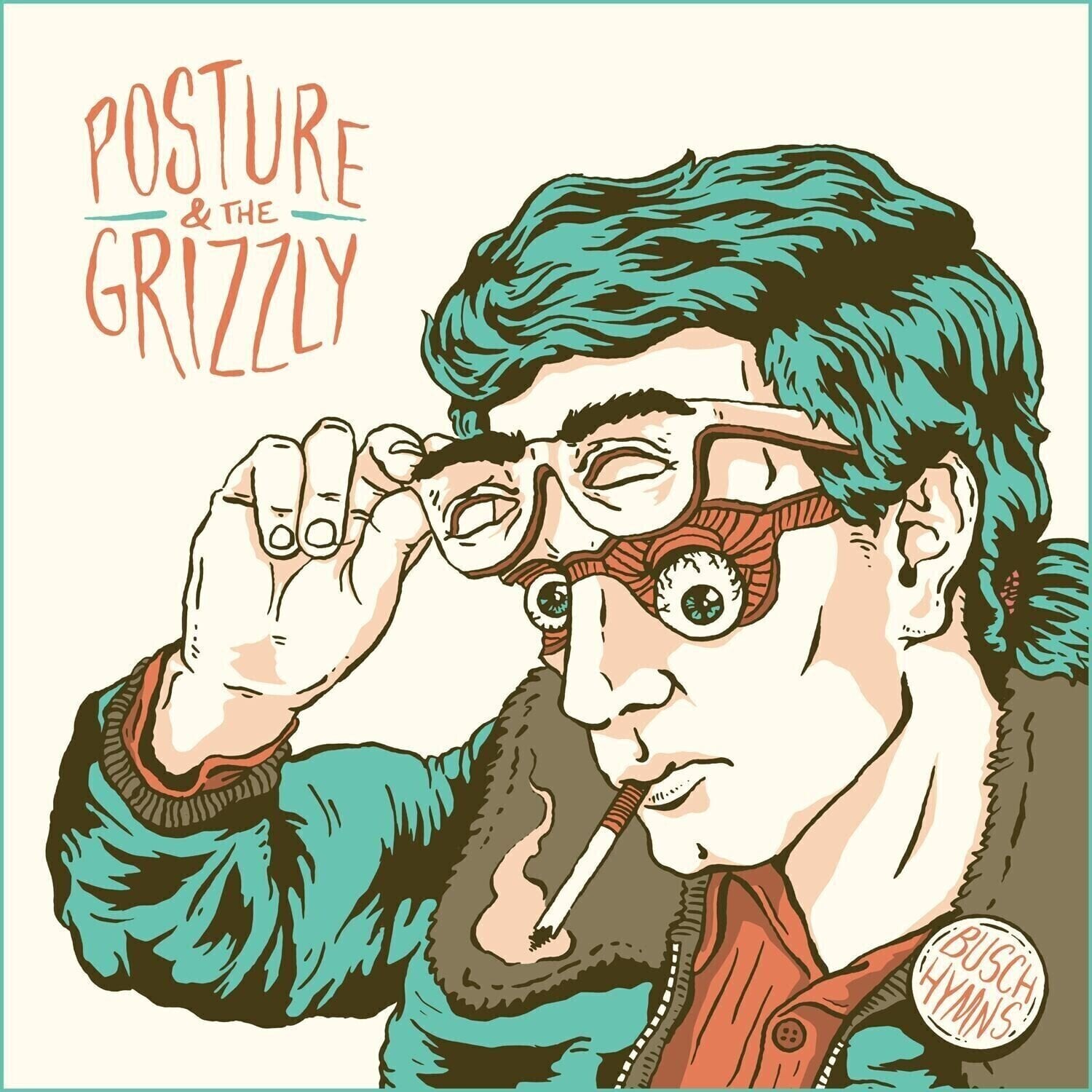 Disco de vinil Posture & The Grizzly - Busch Hymns (Limited Edition) (10th Anniversary) (Green Tea Coloured) (LP)
