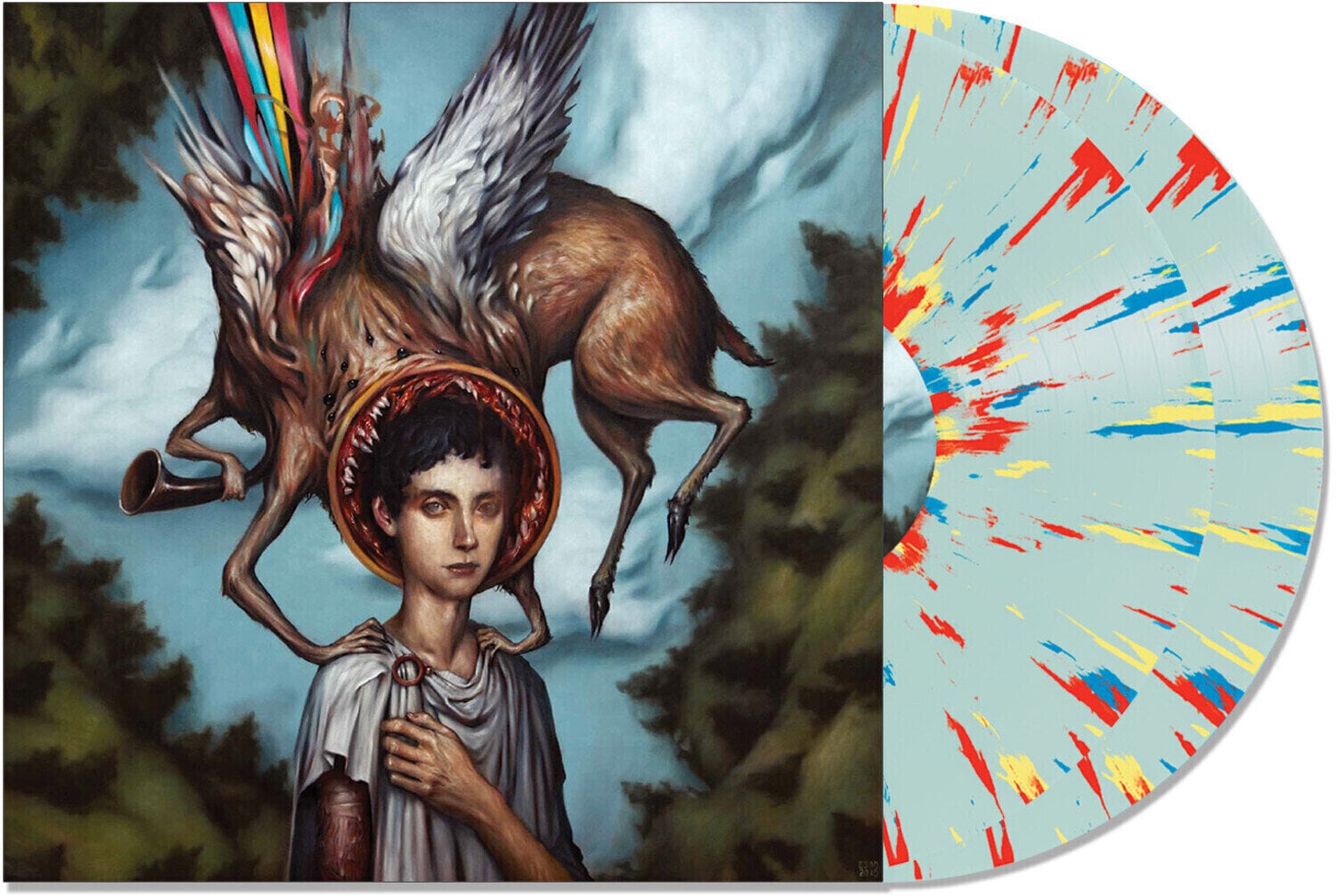 LP ploča Circa Survive - Blue Sky Noise (Limited Edition) (Clear with Blue Yellow and Red Splatter Coloured) (2 LP)