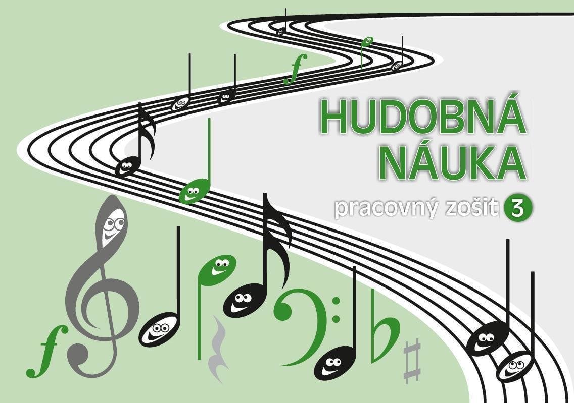 Edukacja muzyczna Martin Vozar Hudobná náuka 3 - pracovný zošit Nuty