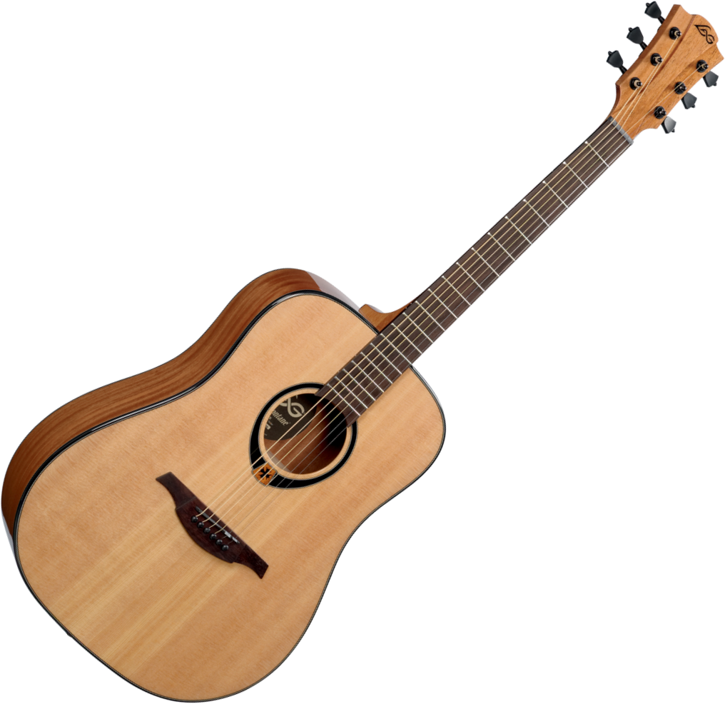 Guitarra acústica LAG T80D
