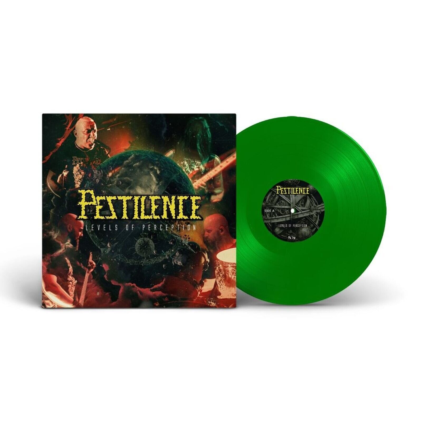 Disque vinyle Pestilence - Levels Of Perception (Limited Edition) (Green Transparent Coloured) (LP)