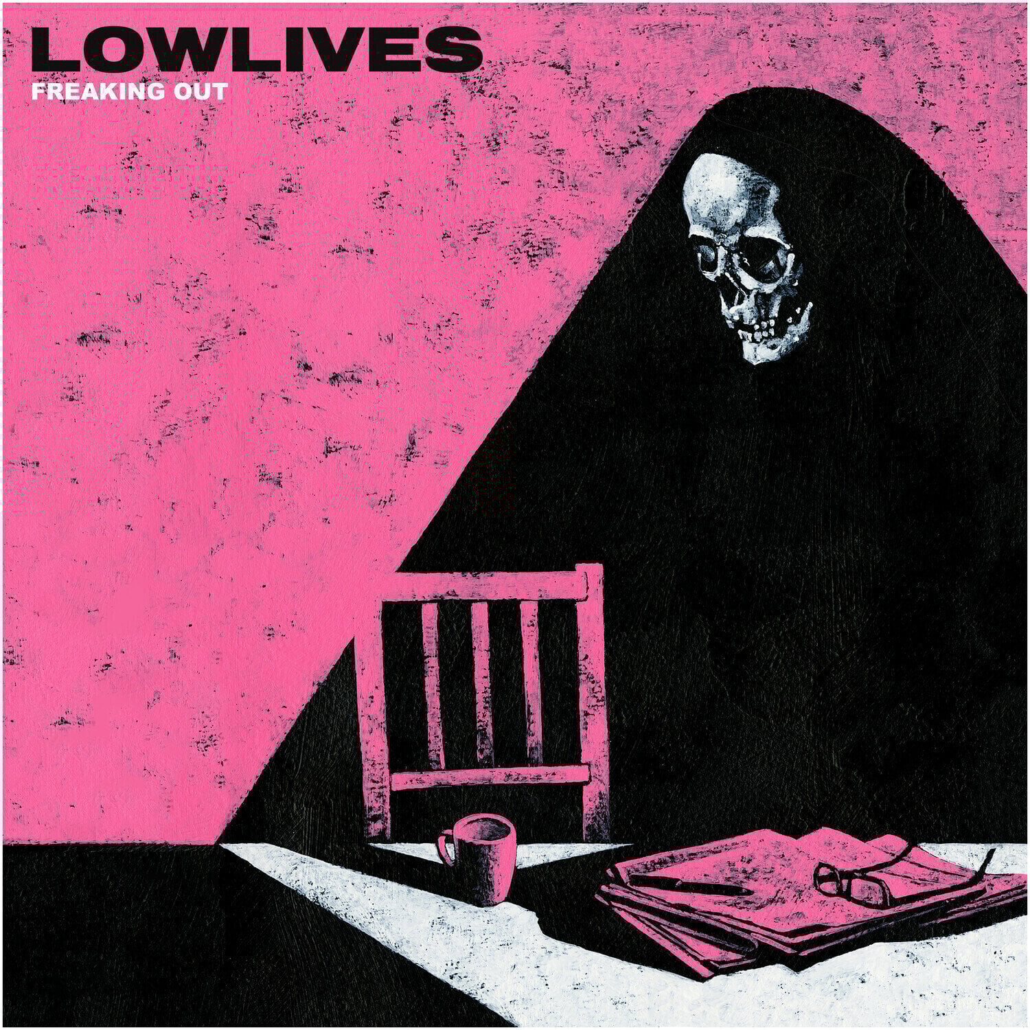 Vinyl Record Lowlives - Freaking Out (Limited Edition) (White Coloured) (LP)