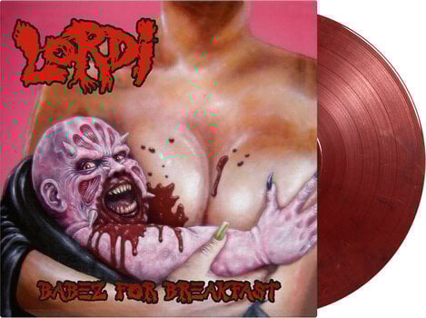 LP ploča Lordi - Babez For Breakfast (Limited Edition) (Blood Red & Black Marbled Coloured) (LP) - 1