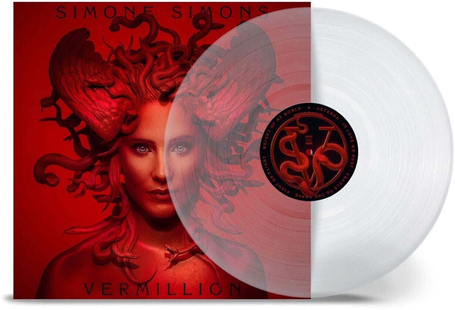 Vinyl Record Simone Simons - Vermillion (Limited Edition) (Crystal Clear Coloured) (LP)