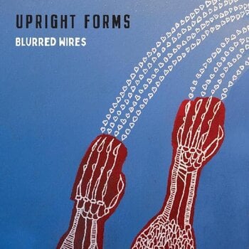 Vinyl Record Upright Forms - Blurred Wires (Limited Edition) (Clear Marble Cirrostratus Cloud /Blue Coloured) (LP) - 1