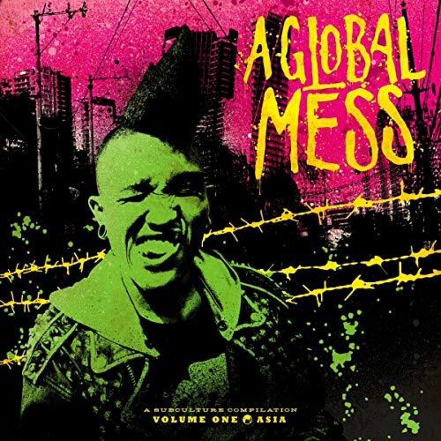 Vinyl Record Various Artists - A Global Mess - Volume One - Asia (Limited Edition) (Coloured) (LP + CD)