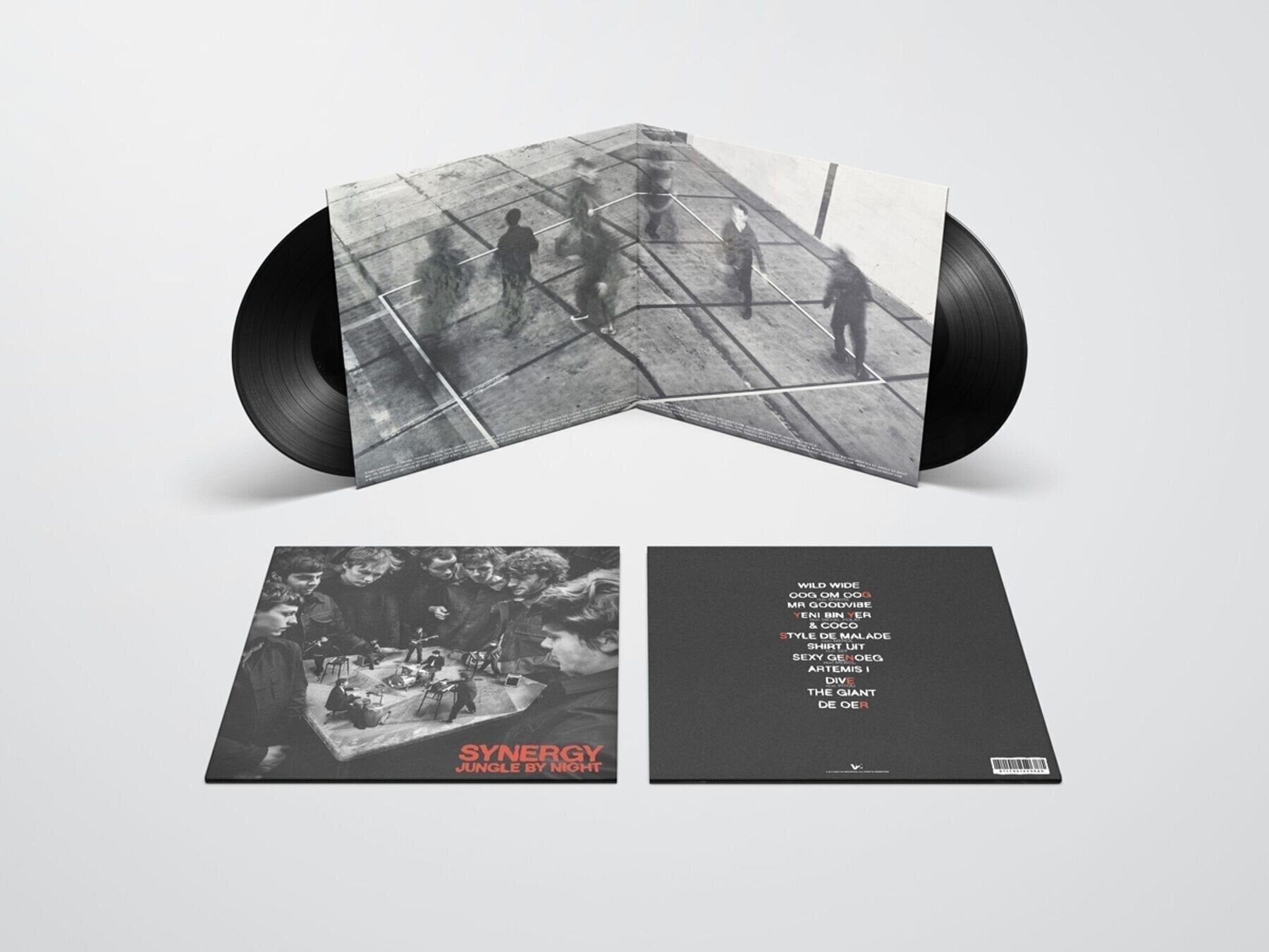 Schallplatte Jungle By Night - Synergy (Limited Edition) (Red Coloured) (2 LP)