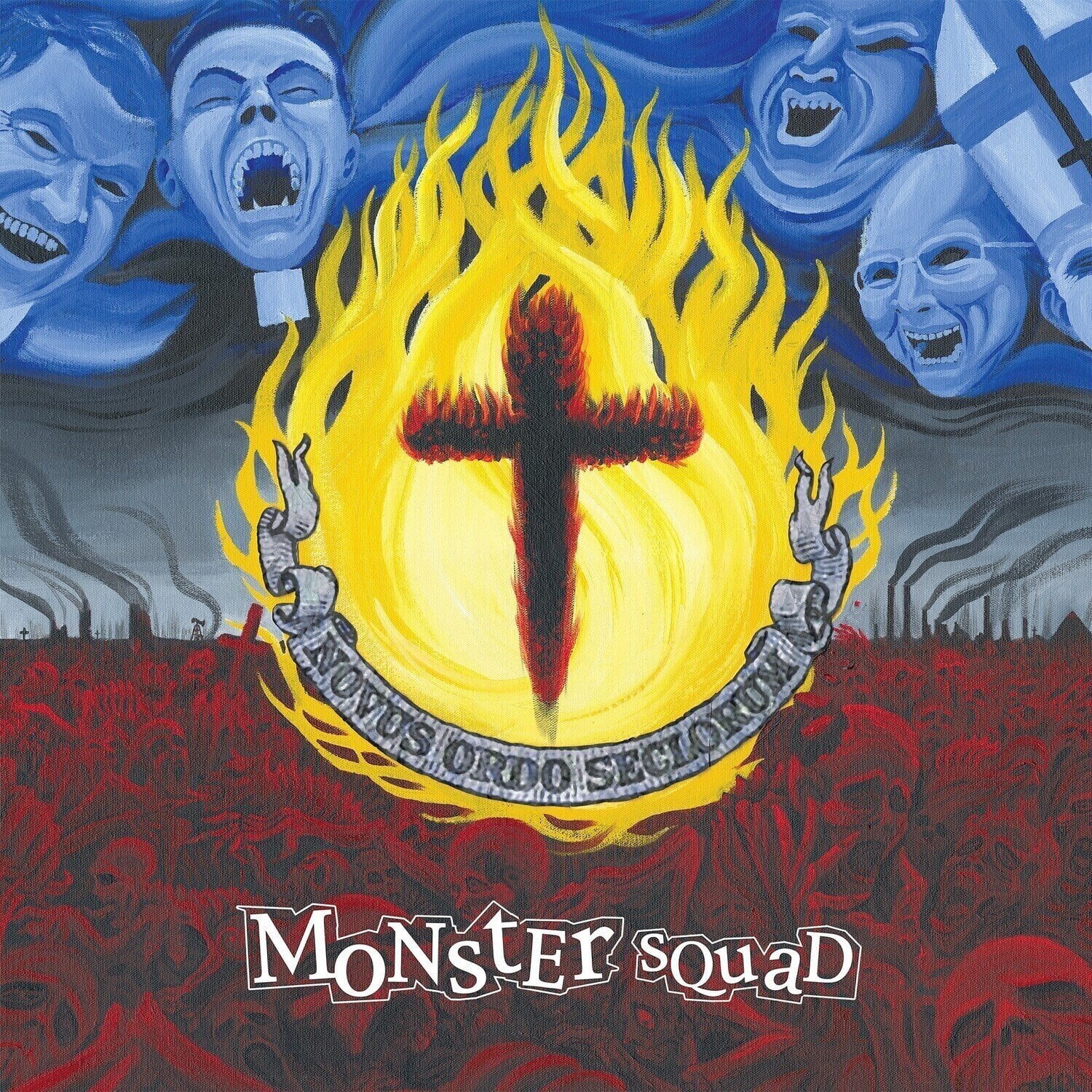 LP ploča Monster Squad - Fire The Faith (Reissue) (Red W/Neon Yellow Splatter Coloured) (LP)