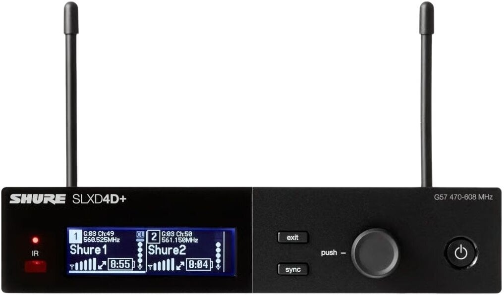 Imtuvas Shure SLXD4D+ G65 Imtuvas G65