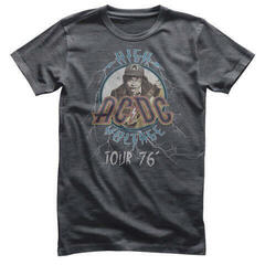 T-shirt AC/DC High Voltage Tour 76' Dark Heather S T-shirt