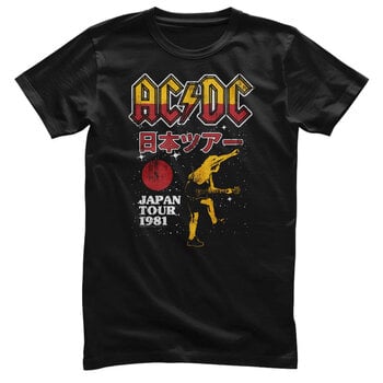 T-särk AC/DC Japan Tour 1981 Black L T-särk - 1