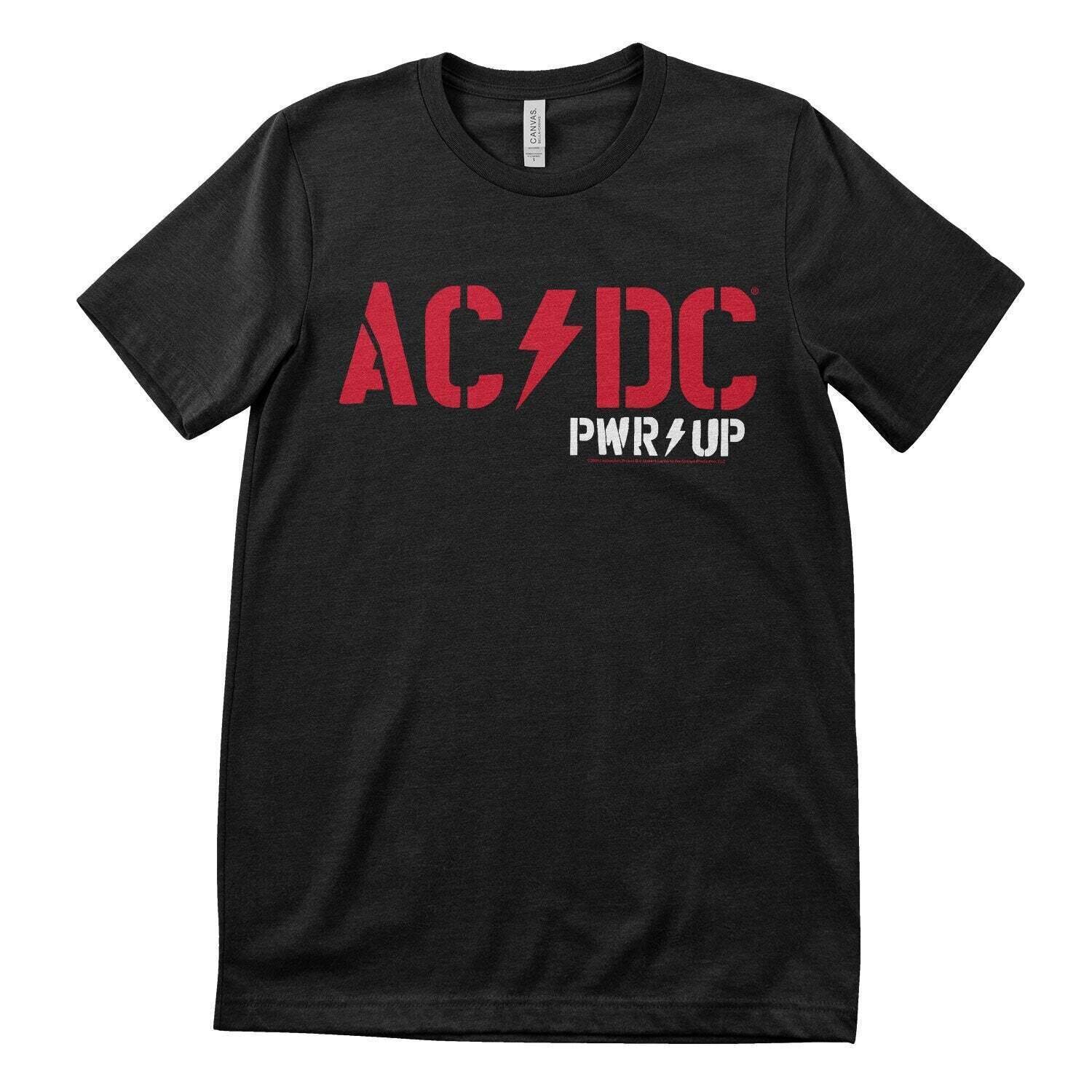 Skjorte AC/DC PWR-UP Black 3XL Skjorte