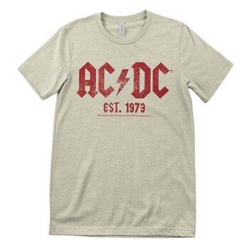 T-Shirt AC/DC Vintage 1979 Khaki S T-Shirt - 1