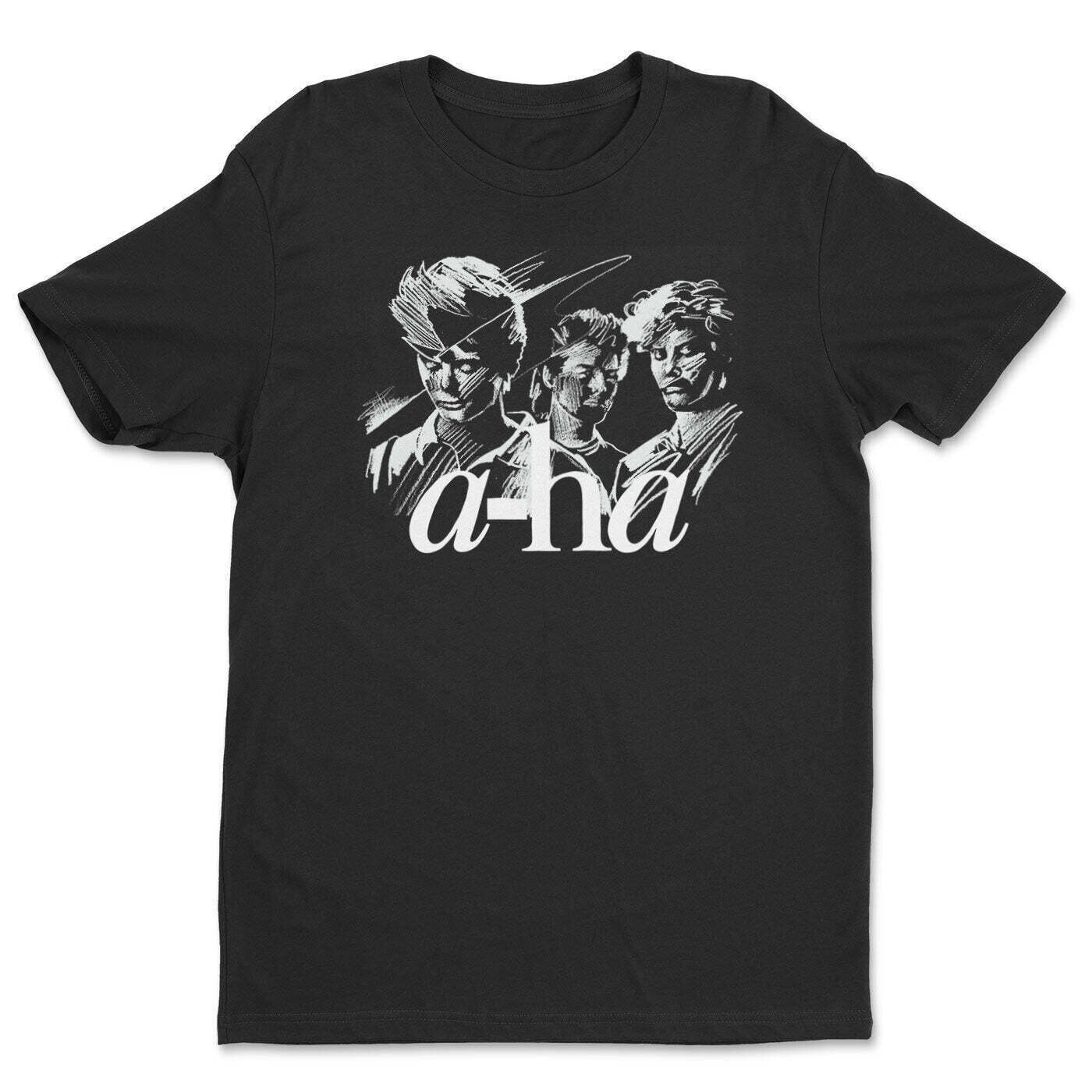 T-Shirt A-HA Band Sketch Black L T-Shirt