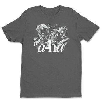 T-shirt A-HA Band Sketch Dark Grey S T-shirt - 1