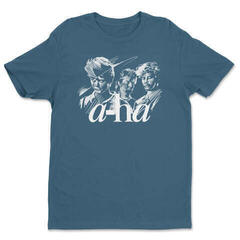 T-Shirt A-HA Band Sketch Indigo Blue M T-Shirt
