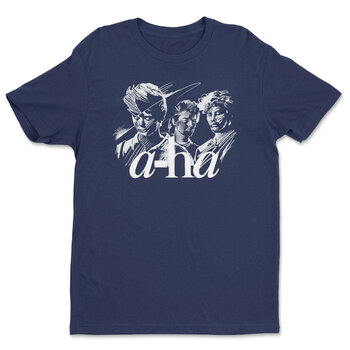 T-shirt A-HA Band Sketch Navy XL T-shirt - 1