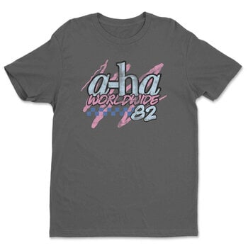T-shirt A-HA Worldwide '82 Dark Grey S T-shirt - 1