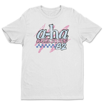 T-shirt A-HA Worldwide '82 White S T-shirt - 1