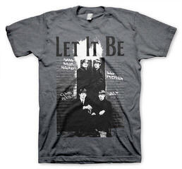 T-shirt The Beatles Let It Be Dark Heather S T-shirt