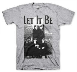 T-Shirt The Beatles Let It Be Heather Grey M T-Shirt