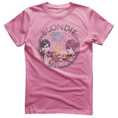 T-Shirt Blondie Circular 1974 Pink S T-Shirt