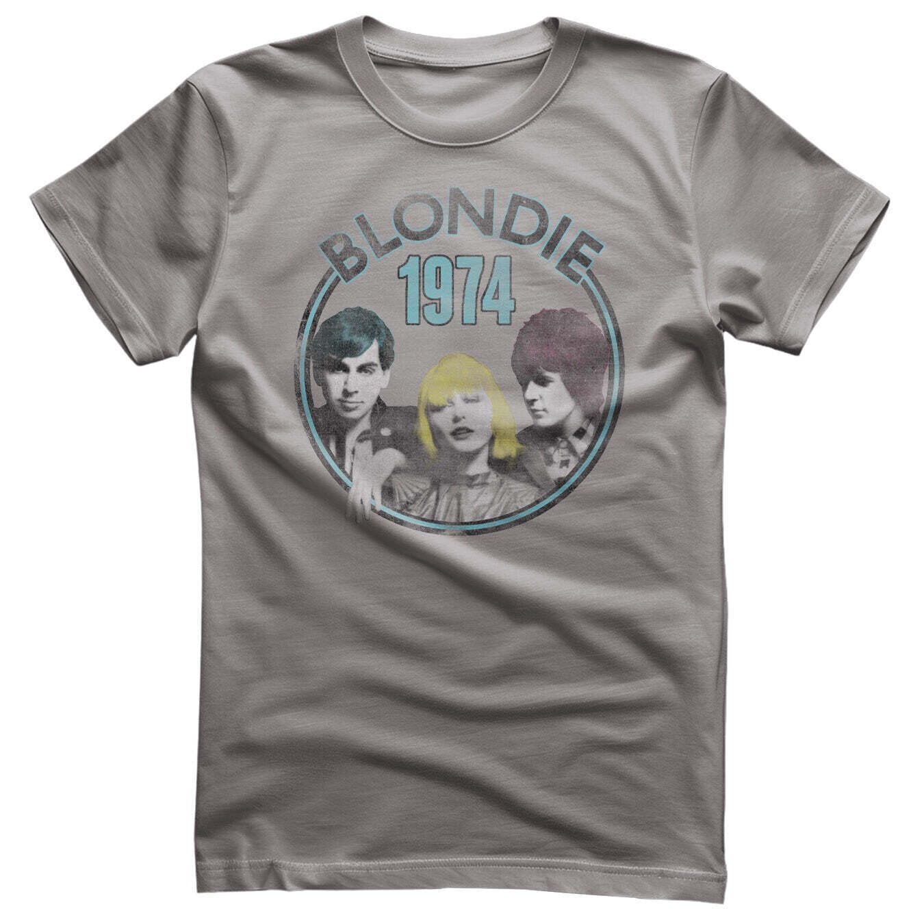 Marškinėliai Blondie Circular 1974 Storm Grey XL Marškinėliai