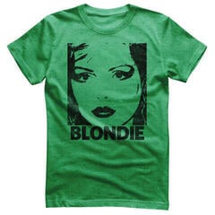 T-Shirt Blondie Face Antique Irish Green XL T-Shirt
