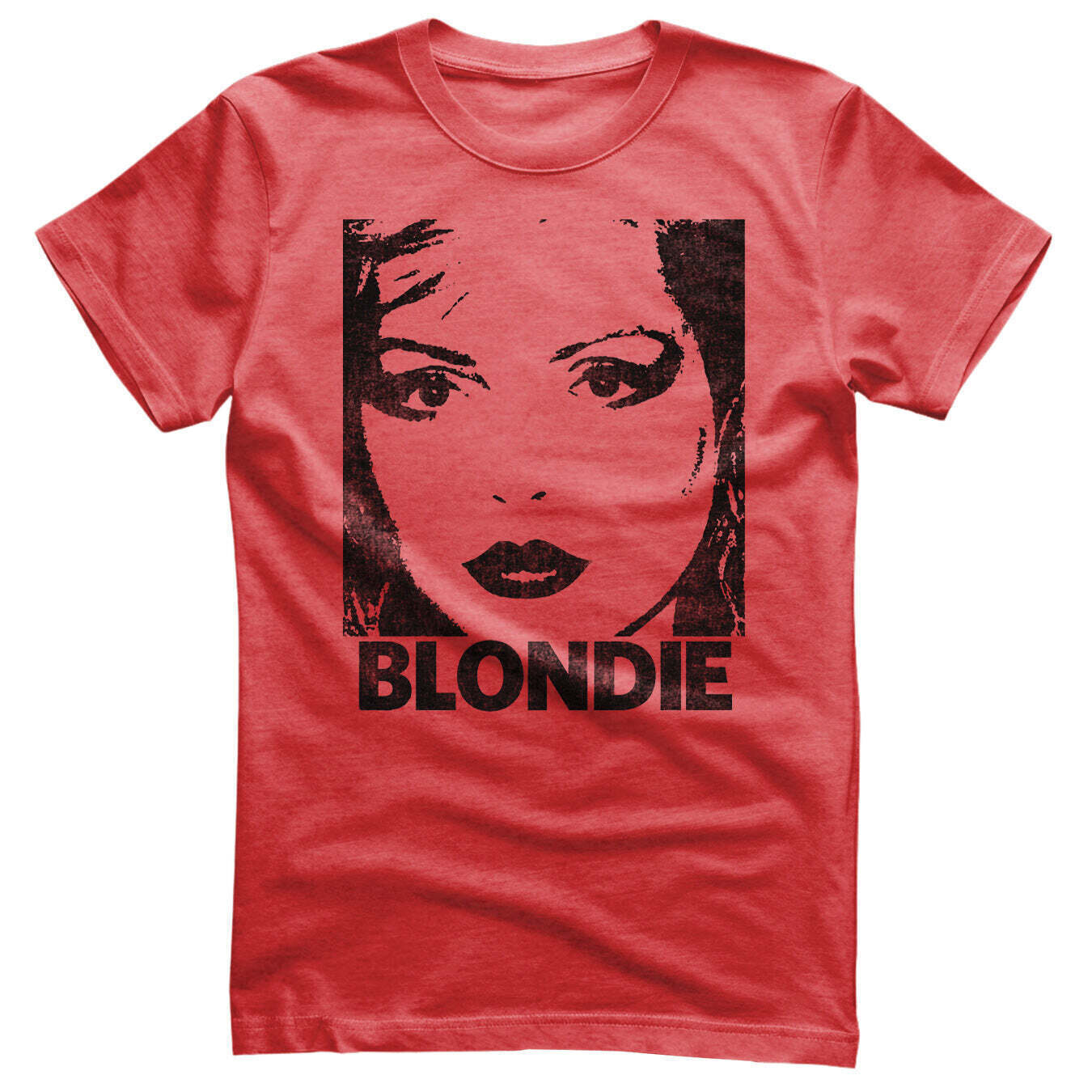 T-Shirt Blondie Face Heather Red L T-Shirt